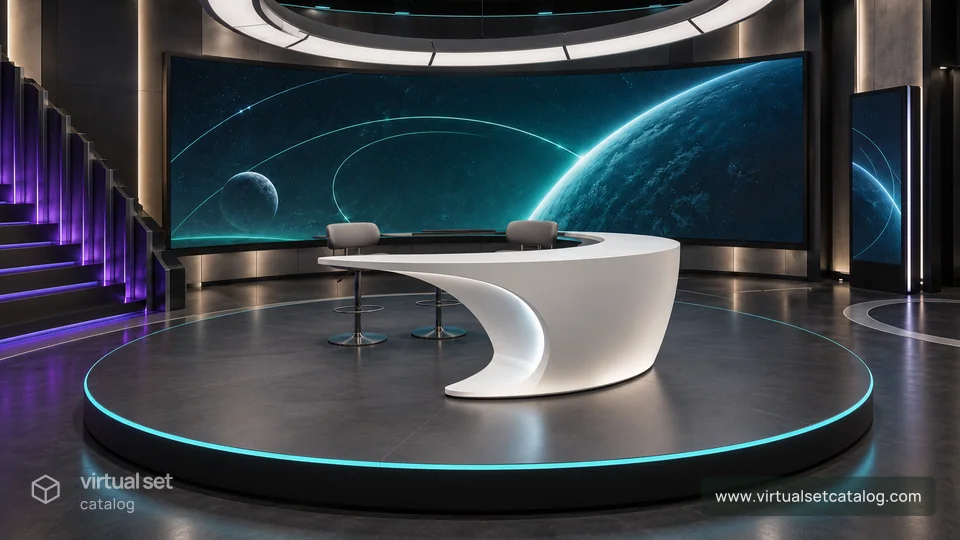 Orbit — Crescent desk