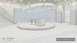 Orbit — Wireframe-style visualization